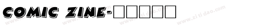 Comic Zine字体转换